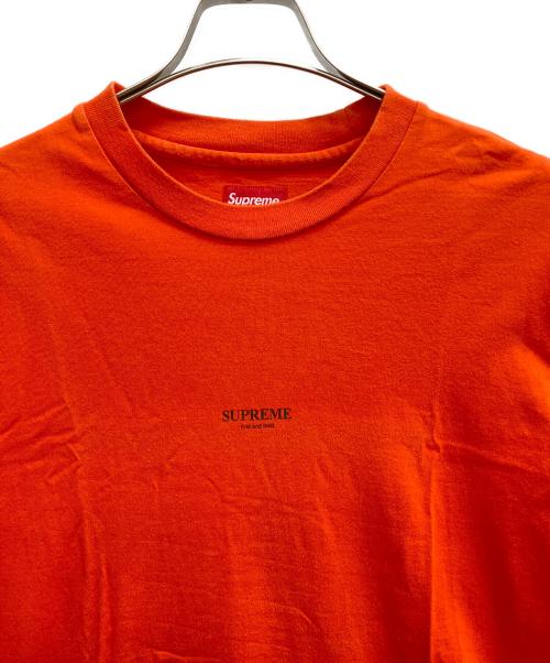SUPREME（シュプリーム）Supreme (シュプリーム) First & Best Tee オレンジ サイズ:Mの古着・服飾アイテム