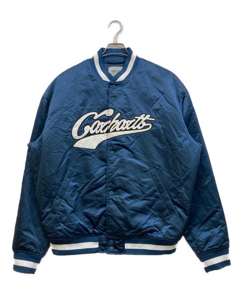 Carhartt WIP（カーハート ワークインプログレス）Carhartt WIP (カーハート ワークインプログレス) LEAGUE JACKET ネイビー サイズ:SIZE Lの古着・服飾アイテム