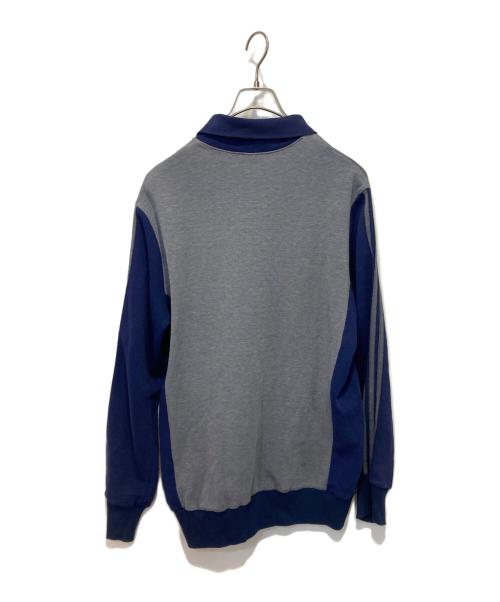 adidas（アディダス）adidas (アディダス) 襟付きトラックジャケット ネイビー サイズ:56の古着・服飾アイテム