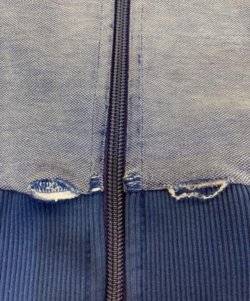 adidas（アディダス）adidas (アディダス) 襟付きトラックジャケット ネイビー サイズ:56の古着・服飾アイテム