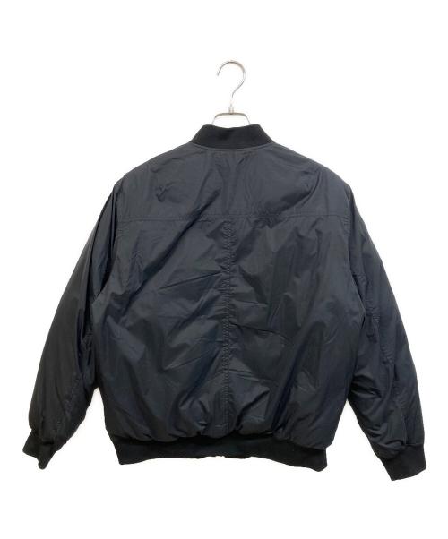 nano・universe（ナノ・ユニバース）nano・universe (ナノ・ユニバース) NISHIKAWA DOWN (ニシカワダウン) 西川ダウンリバーシブルMA-1ダウン ブラック サイズ:SIZE Lの古着・服飾アイテム