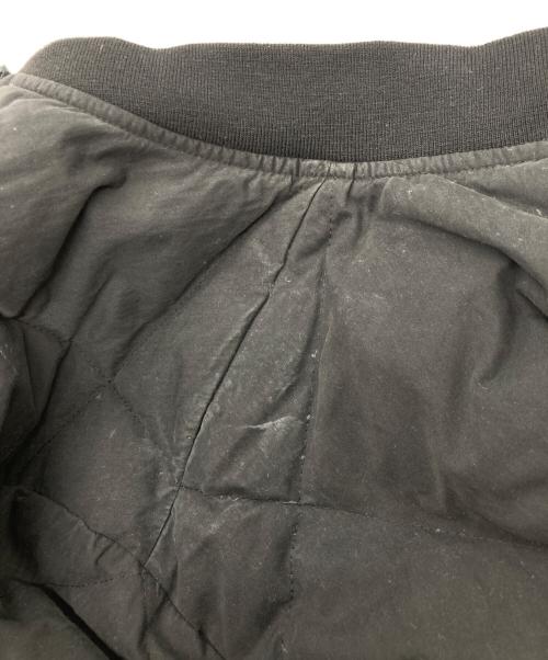 nano・universe（ナノ・ユニバース）nano・universe (ナノ・ユニバース) NISHIKAWA DOWN (ニシカワダウン) 西川ダウンリバーシブルMA-1ダウン ブラック サイズ:SIZE Lの古着・服飾アイテム