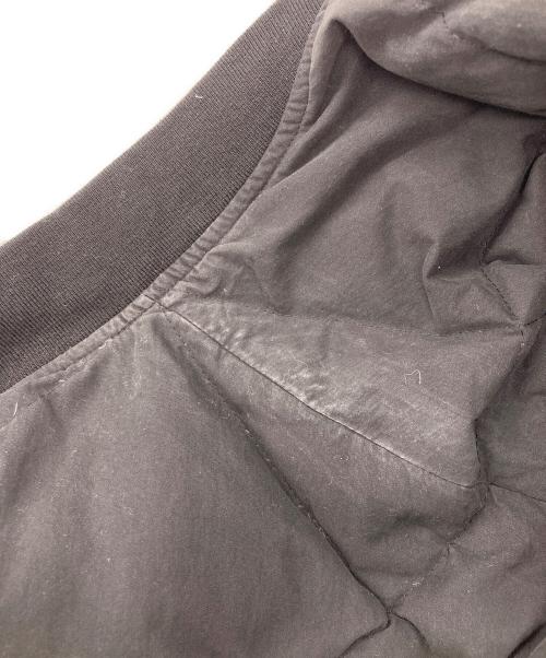 nano・universe（ナノ・ユニバース）nano・universe (ナノ・ユニバース) NISHIKAWA DOWN (ニシカワダウン) 西川ダウンリバーシブルMA-1ダウン ブラック サイズ:SIZE Lの古着・服飾アイテム