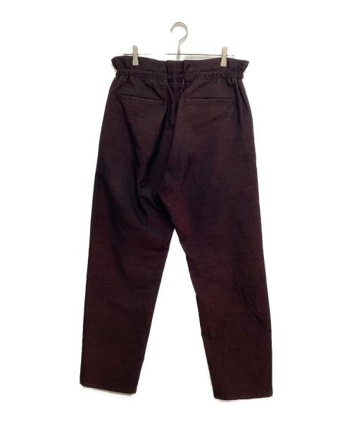 TAAKK（ターク）TAAKK (ターク) イージーパンツ レッド×ブラック サイズ:2の古着・服飾アイテム