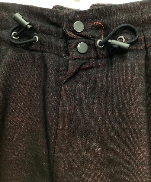 TAAKK（ターク）TAAKK (ターク) イージーパンツ レッド×ブラック サイズ:2の古着・服飾アイテム