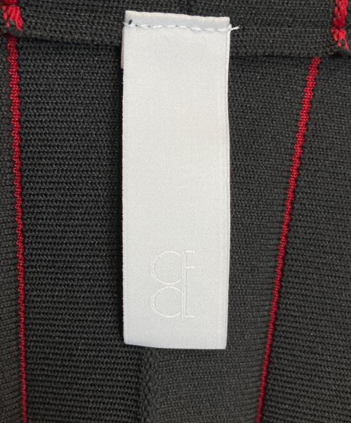 CFCL（シーエフシーエル）CFCL (シーエフシーエル) ACCORDION STAND-UP COLLAR BLOUSON ブラック×レッド サイズ:5の古着・服飾アイテム