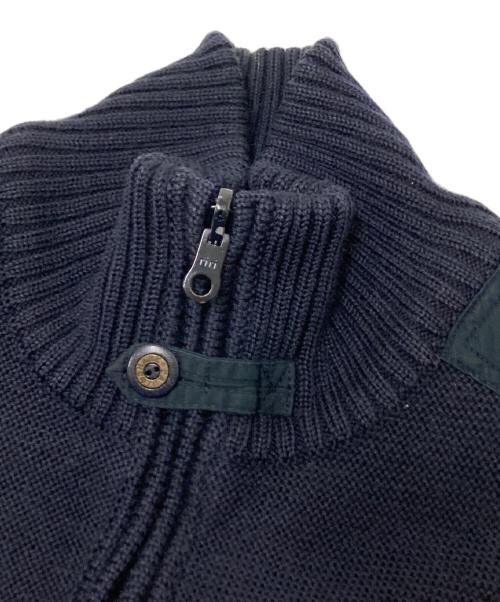 Paul&Shark（ポールアンドシャーク）Paul&Shark (ポールアンドシャーク) リバーシブルニットボンバージャケット ネイビー サイズ:下記参照の古着・服飾アイテム