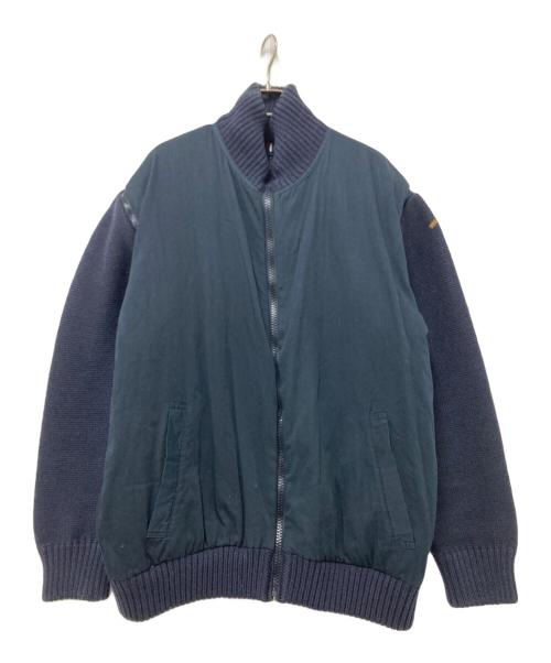 Paul&Shark（ポールアンドシャーク）Paul&Shark (ポールアンドシャーク) リバーシブルニットボンバージャケット ネイビー サイズ:下記参照の古着・服飾アイテム