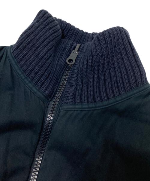 Paul&Shark（ポールアンドシャーク）Paul&Shark (ポールアンドシャーク) リバーシブルニットボンバージャケット ネイビー サイズ:下記参照の古着・服飾アイテム