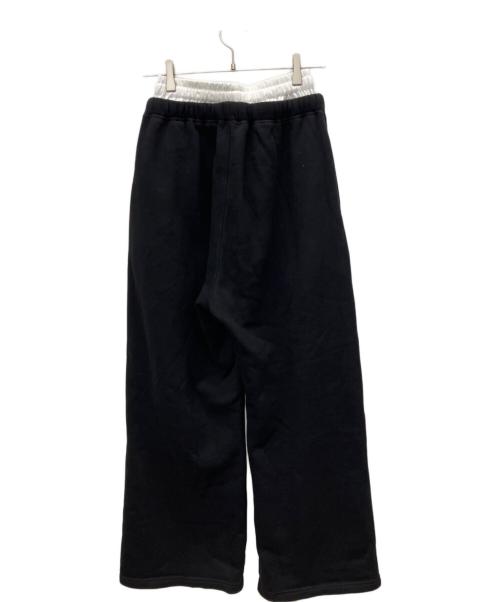 Gypsohila（ジプソフィア）Gypsohila (ジプソフィア) Docking Sweat Pants ブラック サイズ:FREEの古着・服飾アイテム