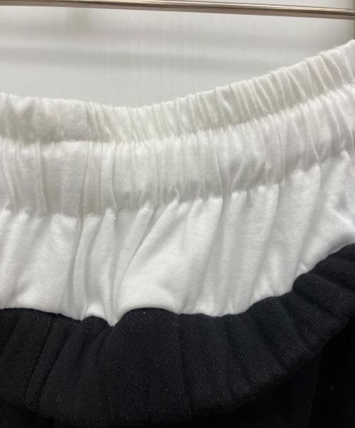 Gypsohila（ジプソフィア）Gypsohila (ジプソフィア) Docking Sweat Pants ブラック サイズ:FREEの古着・服飾アイテム