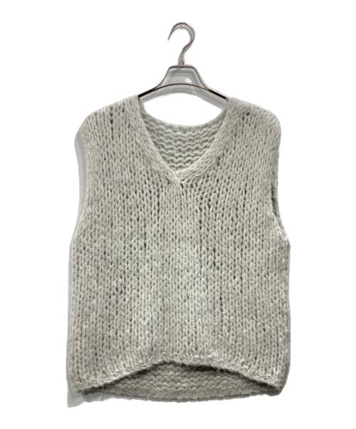 Gypsohila（ジプソフィア）Gypsohila (ジプソフィア) Moco Moco Vest グレー サイズ:Fの古着・服飾アイテム
