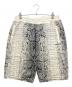 CarHartt（カーハート）の古着「SNAKE AOP SWEAT SHORT」｜ホワイト×ブラック