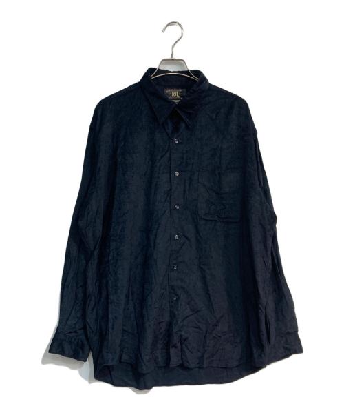 RRL（ダブルアールエル）RRL (ダブルアールエル) コーデュロイシャツ　三ツ星タグ　SH-RR-YS-5012 ブラック サイズ:Lの古着・服飾アイテム