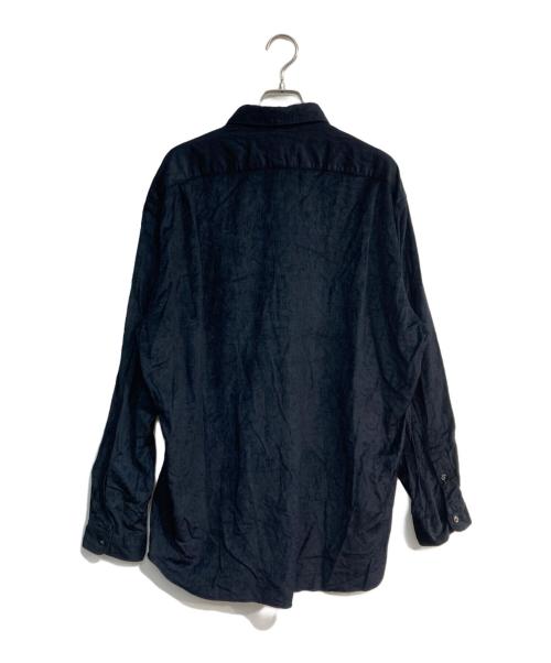 RRL（ダブルアールエル）RRL (ダブルアールエル) コーデュロイシャツ　三ツ星タグ　SH-RR-YS-5012 ブラック サイズ:Lの古着・服飾アイテム