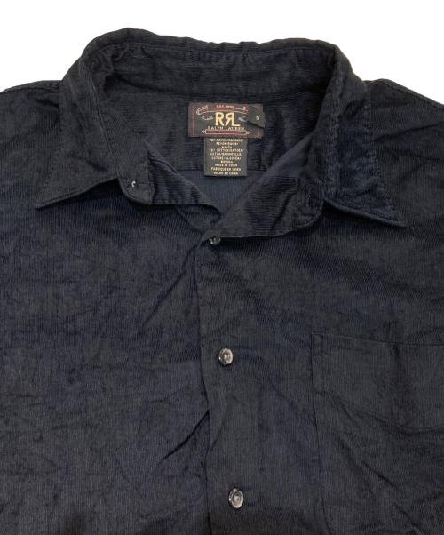 RRL（ダブルアールエル）RRL (ダブルアールエル) コーデュロイシャツ　三ツ星タグ　SH-RR-YS-5012 ブラック サイズ:Lの古着・服飾アイテム