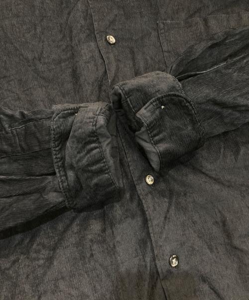 RRL（ダブルアールエル）RRL (ダブルアールエル) コーデュロイシャツ　三ツ星タグ　SH-RR-YS-5012 ブラック サイズ:Lの古着・服飾アイテム