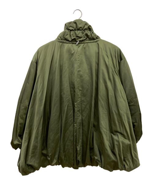 OMMO（オーエムエムオー）OMMO (オーエムエムオー) NECK GATHER BALLOON CT オリーブ サイズ:36の古着・服飾アイテム