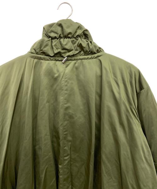 OMMO（オーエムエムオー）OMMO (オーエムエムオー) NECK GATHER BALLOON CT オリーブ サイズ:36の古着・服飾アイテム