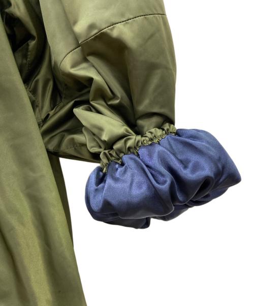 OMMO（オーエムエムオー）OMMO (オーエムエムオー) NECK GATHER BALLOON CT オリーブ サイズ:36の古着・服飾アイテム