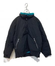 Eddie Bauer（エディーバウアー）の古着「プルオーバーダウンジャケット」｜ブラック