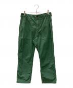 Engineered Garmentsエンジニアドガーメンツ）の古着「ベイカーパンツ」｜オリーブ