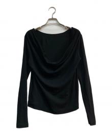 PHERE（フィアー）の古着「Scheat 2way drape tops」｜ブラック