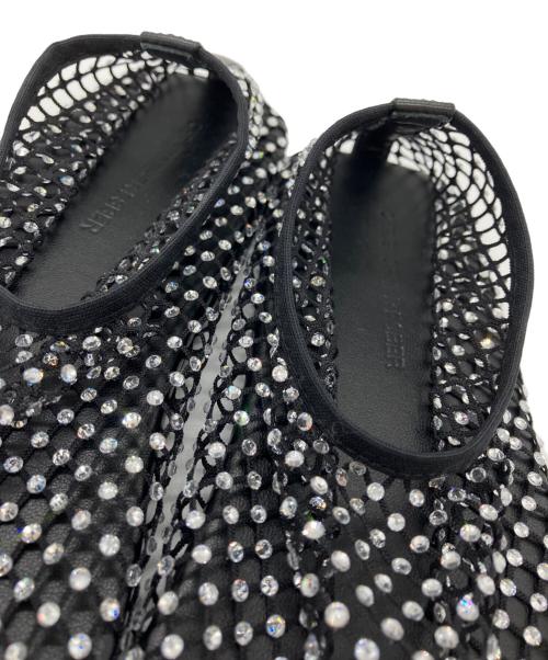 CHRISTOPHER ESBER（クリストファー・エスバー）CHRISTOPHER ESBER (クリストファー・エスバー) ラインストーン Minette フラットシューズ ブラック サイズ:37の古着・服飾アイテム