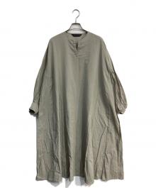 mizuiro-ind（ミズイロインド）の古着「スキッパーワンピース」｜グレー