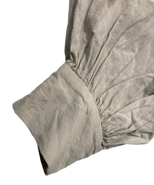 mizuiro-ind（ミズイロインド）mizuiro-ind (ミズイロインド) スキッパーワンピース グレー サイズ:-の古着・服飾アイテム