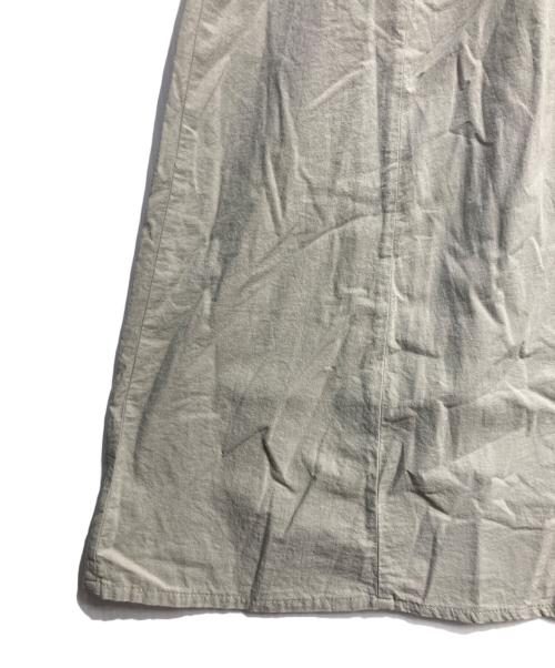 mizuiro-ind（ミズイロインド）mizuiro-ind (ミズイロインド) スキッパーワンピース グレー サイズ:-の古着・服飾アイテム