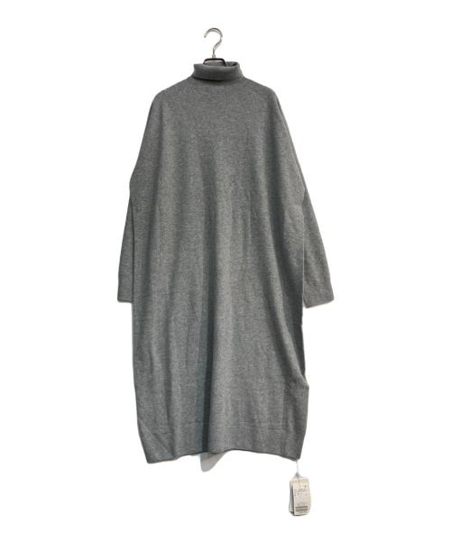 MUSE de Deuxieme Classe（ミューズ ドゥーズィエム クラス）MUSE de Deuxieme Classe (ミューズ ドゥーズィエム クラス) CAPRI タートルネック ワンピース グレー サイズ:F 未使用品の古着・服飾アイテム