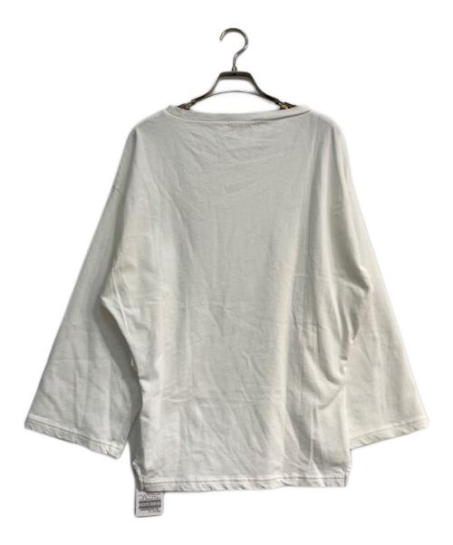 Plage（プラージュ）Plage (プラージュ) R’IAM FEMININE ルーズロングTシャツ ホワイト サイズ:Free 未使用品の古着・服飾アイテム