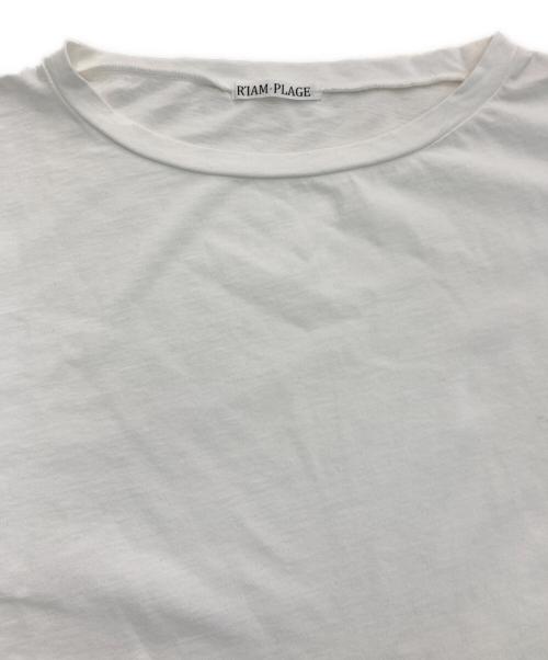 Plage（プラージュ）Plage (プラージュ) R’IAM FEMININE ルーズロングTシャツ ホワイト サイズ:Free 未使用品の古着・服飾アイテム