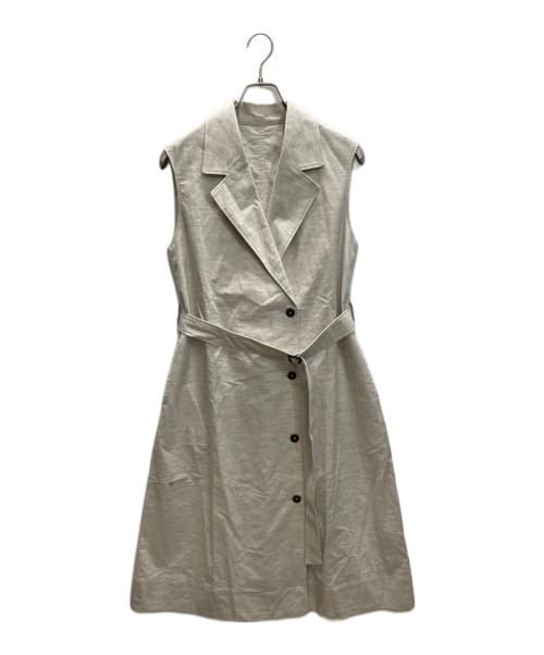 PRISTINE（プリスティン）PRISTINE (プリスティン) コットンヤクロングジレ ベージュ サイズ:SIZE Mの古着・服飾アイテム