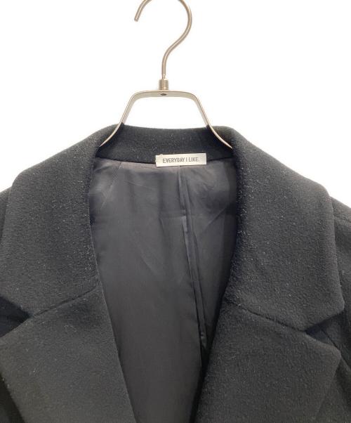 EVERYDAY I LIKE.（エヴリデイ アイ ライク）EVERYDAY I LIKE. (エヴリデイ アイ ライク) Short Double コート ブラック サイズ:FREEの古着・服飾アイテム