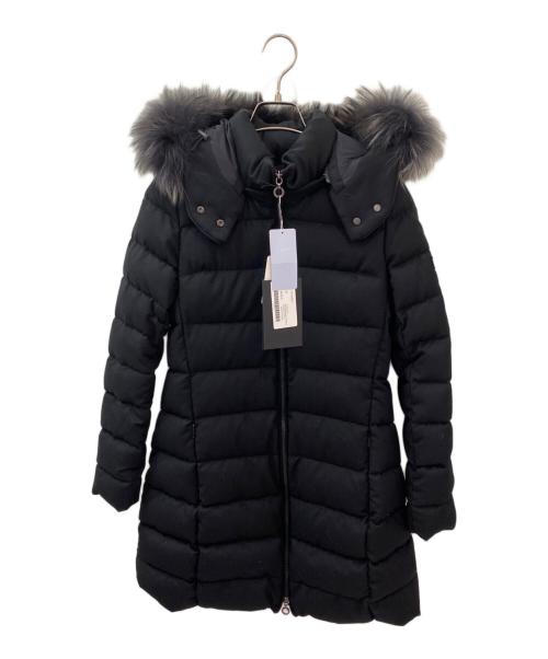 TATRAS（タトラス）TATRAS (タトラス) ウールロングファー付きダウンコート ブラック サイズ:03の古着・服飾アイテム