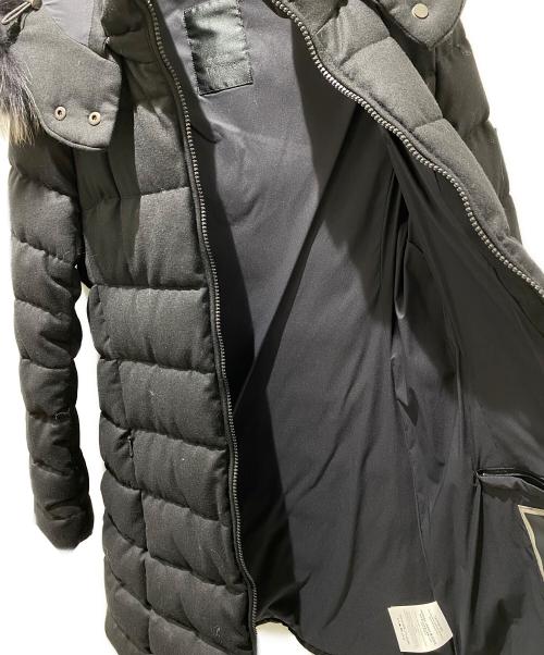 TATRAS（タトラス）TATRAS (タトラス) ウールロングファー付きダウンコート ブラック サイズ:03の古着・服飾アイテム