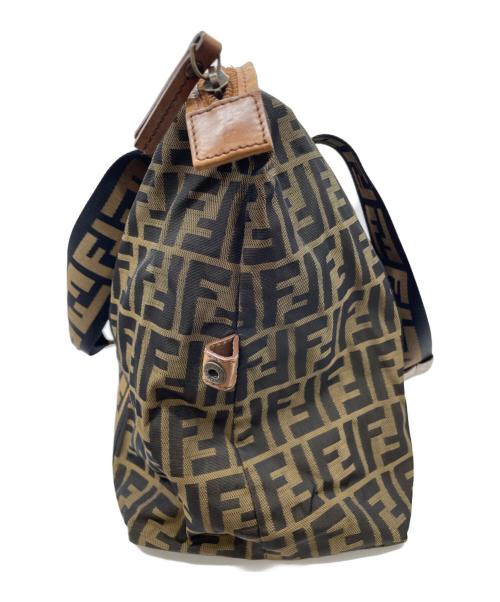 FENDI（フェンディ）FENDI (フェンディ) FENDI　ズッカ　ボストンバッグ ブラウンの古着・服飾アイテム