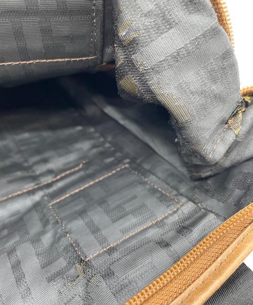 FENDI（フェンディ）FENDI (フェンディ) FENDI　ズッカ　ボストンバッグ ブラウンの古着・服飾アイテム