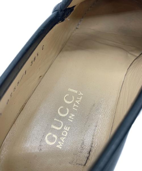GUCCI（グッチ）GUCCI (グッチ) GUCCI　ビットローファー ブラック サイズ:38 1/2の古着・服飾アイテム