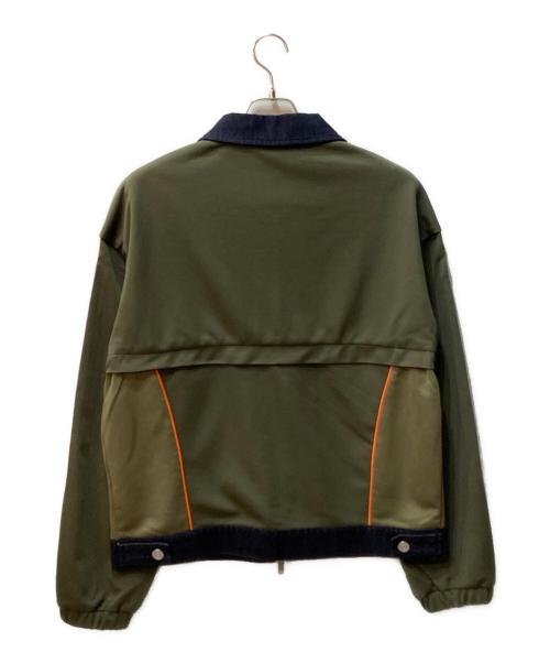 NERDY（ノルディ）NERDY (ノルディ) DENIM MIX TRACK TOP インディゴ×カーキ サイズ:Lの古着・服飾アイテム