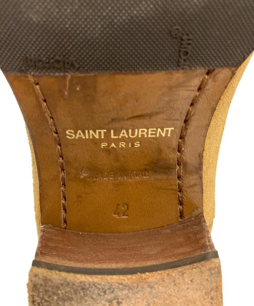 Saint Laurent Paris（サンローランパリ）Saint Laurent Paris (サンローランパリ) サイドゴアブーツ ブラウン サイズ:42の古着・服飾アイテム