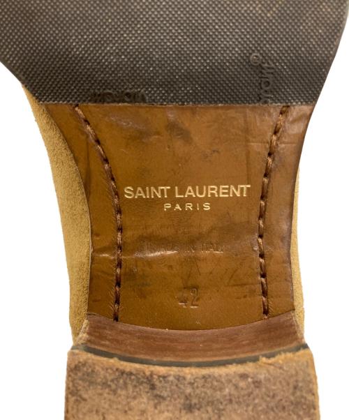 Saint Laurent Paris（サンローランパリ）Saint Laurent Paris (サンローランパリ) サイドゴアブーツ ブラウン サイズ:42の古着・服飾アイテム
