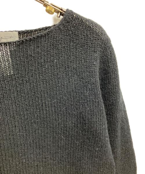 YOHJI YAMAMOTO（ヨウジヤマモト）YOHJI YAMAMOTO (ヨウジヤマモト) フレアスリーブニット ブラック サイズ:3の古着・服飾アイテム