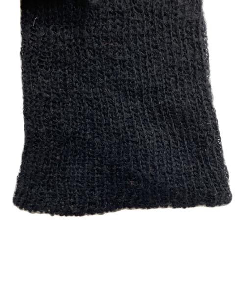 YOHJI YAMAMOTO（ヨウジヤマモト）YOHJI YAMAMOTO (ヨウジヤマモト) フレアスリーブニット ブラック サイズ:3の古着・服飾アイテム