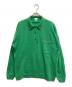 6(ROKU) BEAUTY&YOUTH（ロク ビューティーアンドユース）の古着「CASHMERE BIG SHIRT KNIT PULLOVER」｜グリーン