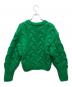 HOLIDAY (ホリデー) GABLE KNIT CARDIGAN/ゲーブル・ニット・カーディガン グリーン サイズ:F 未使用品：14000円