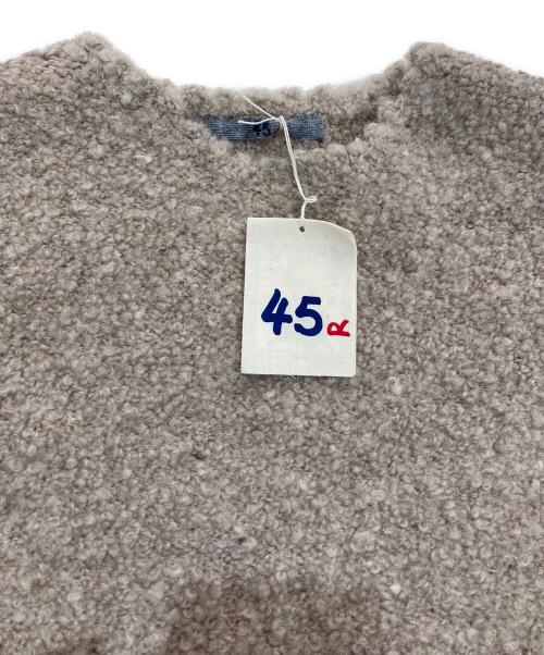 45R（フォーティファイブ・アール）45R (フォーティファイブ・アール) ノースリーブニットワンピース　7125008 ベージュ×グレーの古着・服飾アイテム