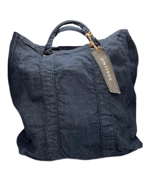 45R（フォーティファイブ・アール）45R (フォーティファイブ・アール) umii 908デニムトートバッグ インディゴの古着・服飾アイテム